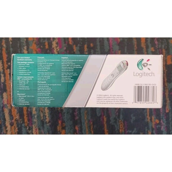 Logitech Harmony 688 Universal Remote Control Silver (966182-0403) - Picture 5 of 6